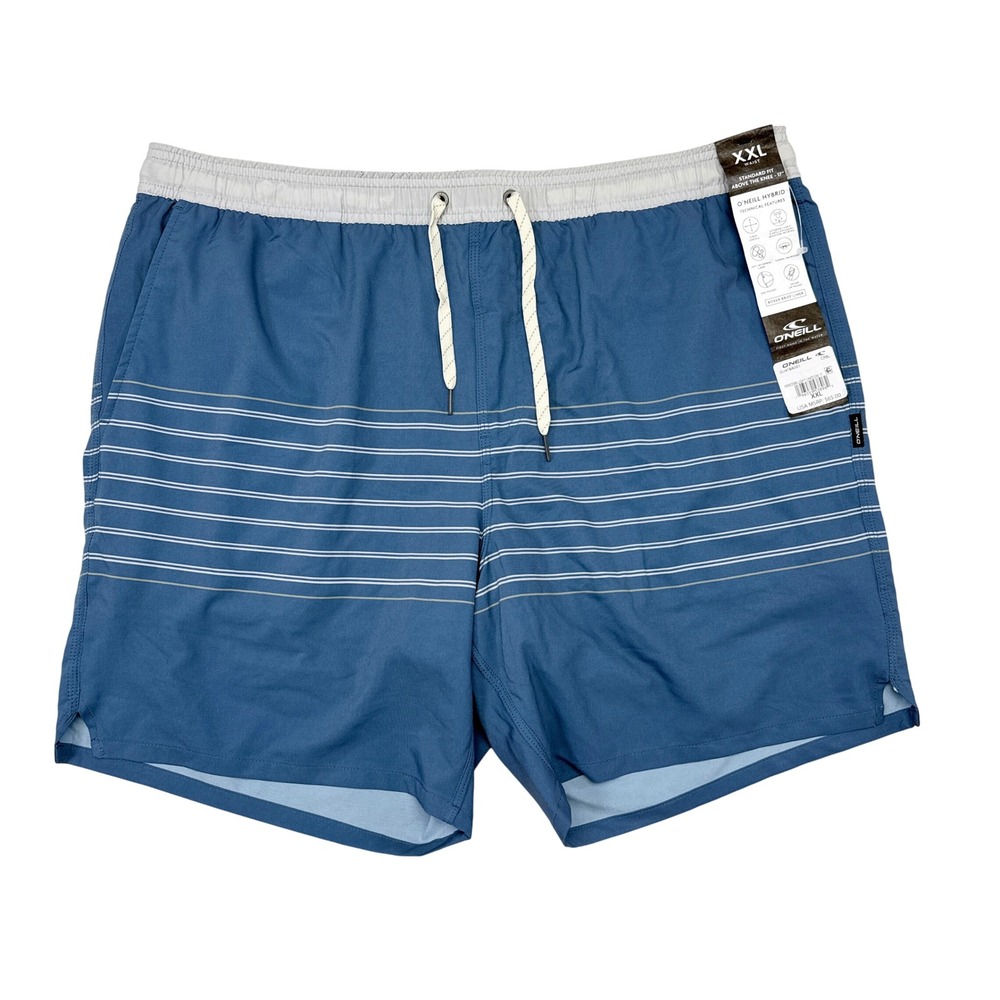 Oneill Shorts Mens‎ Size XXL Blue Gray Hybrid Perform Lined Athletic NEW